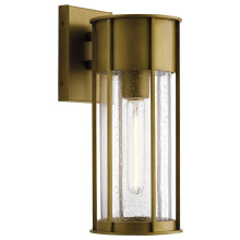 Elstead Camillo Außenwandleuchte E27 Lackiertes Naturmessing IP44