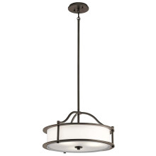 Elstead Emory Hängeleuchte E27 3-fach 26cm Bronze