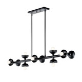 Elstead Palta Pendelleuchte E14 10-fach Satinschwarz Schwarz