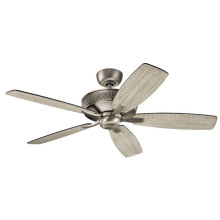 Elstead Monarch II leiser Deckenventilator Ø132cm Holz + Fernbedienung