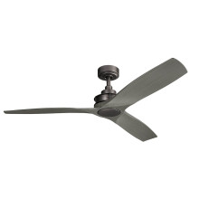 Elstead Ried leiser Deckenventilator Ø142cm + Fernbedienung