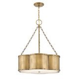 Elstead Chance Pendelleuchte E27 3-fach Heritage Messing