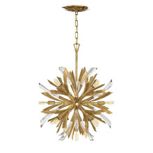 Elstead Vida Hängeleuchte E14 13-fach 66cm Brüniertes Gold