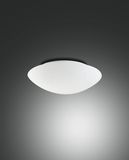 Fabas Luce Deckenleuchte Pandora E27 Ø250mm Weiß, made in Italy