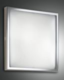 Fabas Luce Deckenleuchte Osaka E27 120x400mm verchromt, made in Italy
