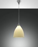 Fabas Luce Pendelleuchte Provenza E27 Ø200mm Bernstein, made in Italy
