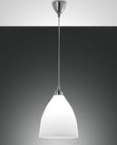 Fabas Luce Pendelleuchte Provenza E27 Ø270mm Weiß, made in Italy