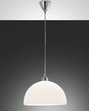 Fabas Luce Pendelleuchte Nice E27 Ø360mm Weiß, made in Italy