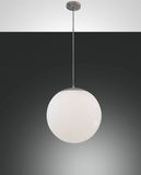 Fabas Luce Pendelleuchte Bong E27 Ø300mm Weiß
