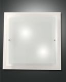 Fabas Luce Deckenleuchte Naxar E27 400x400mm Weiß