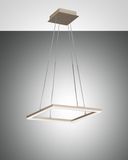 Fabas Luce LED Pendelleuchte Bard 2000x420mm 39W Warmweiß Gold dimmbar