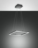 Fabas Luce LED Pendelleuchte Bard 2000x420mm 39W Warmweiß Anthrazit dimmbar