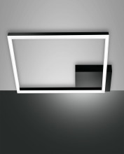 Fabas Luce Bard LED Deckenleuchte 39W dimmbar warmweiß Schwarz 3394-61-101