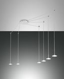 Fabas Luce LED Pendelleuchte Susanna Ø250mm 48W Warmweiß Weiß dimmbar