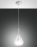 Fabas Luce Pendelleuchte Lila E27 Ø200mm Transparent