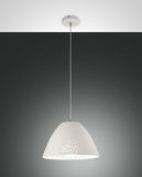 Fabas Luce Pendelleuchte Casale E27 Ø300mm Weiß