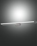 Fabas Luce LED Außen-Wandleuchte Rapallo 50x80mm 20W Warmweiß IP44 verchromt