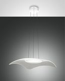 Fabas Luce LED Pendelleuchte Ibiza 2000x500mm 32W Warmweiß Weiß dimmbar