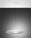 Fabas Luce LED Pendelleuchte Anemone Ø450mm 18W Warmweiß Weiß dimmbar