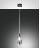 Fabas Luce Pendelleuchte Dafne E27 Ø140mm Schwarz