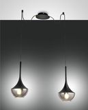 Fabas Luce Pendelleuchte Apollo E27 3500x7000mm Schwarz