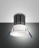 Fabas Luce LED Spot Crio round Ø82mm 11W Warmweiß Weiß dimmbar