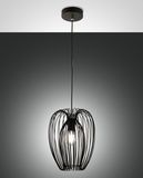 Fabas Luce Pendelleuchte Camp E27 Ø250mm Schwarz