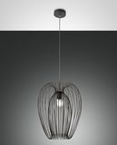 Fabas Luce Pendelleuchte Camp E27 Ø400mm Schwarz