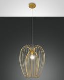 Fabas Luce Pendelleuchte Camp E27 Ø400mm Gold