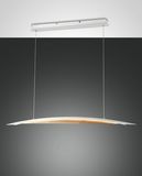 Fabas Luce LED Pendelleuchte Cordoba 2000x32mm 36W Warmweiß Weiß dimmbar