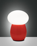 Fabas Luce Freddy E27 Tischleuchte dimmbar Rot 3752-30-104