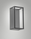 Fabas Luce SPIRIT DARK GREY LED Wandleuchte 8W warmweiß Dunkel Grau 6535-21-294