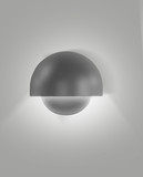 Fabas Luce ECTOR DARK GREY LED Wandleuchte 10W warmweiß Dunkel Grau 6543-21-294