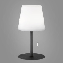 FHL Garden LED Akku-Outdoorleuchte, Außen-Tischleuchte IP44 1,7W warmweiss RGB-Farbsteuerung dimmbar sandanthrazit