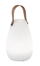 FHL Ruby LED tragbare Outdoor Tischleuchte mit Trageriegem + Akku 0,7W warmweiss RGB-Farbsteuerung dimmbar weiß