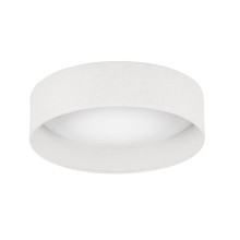 FHL Linus LED Deckenlampe Leinen 40cm 20W dimmbar weiß 821300