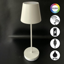 FHL Cosenza 2.0 LED Akku-Outdoorleuchte USB 2,2W RGBW steuerbar dimmbar sandweiß IP44 850337