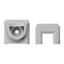 Gira 000830 Adapter Leitungseinführung Kanal 15 x 15 mm WG AP Grau