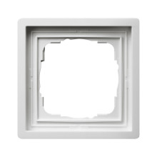 Gira 0211112 Abdeckrahmen 1-fach Flächenschalter Reinweiß