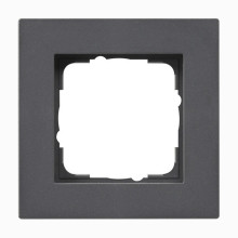 Gira 0211235 Abdeckrahmen 1-fach flach Gira E2 Anthrazit