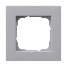 Gira 0211255 Abdeckrahmen 1-fach flach Gira E2 F Alu