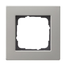 Gira 0211335 Abdeckrahmen 1-fach flach Gira E2 Edelstahl