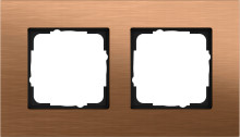 Gira 021238 Abdeckrahmen 2-fach Gira Esprit Bronze
