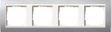 Gira 0214326 Abdeckrahmen 4-fach Zwischenrahmen RW Gira Event F Alu
