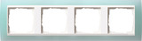 Gira 0214395 Abdeckrahmen 4-fach Zwischenrahmen RW Gira Event Opak Mint