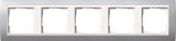 Gira 0215326 Abdeckrahmen 5-fach Zwischenrahmen RW Gira Event F Alu