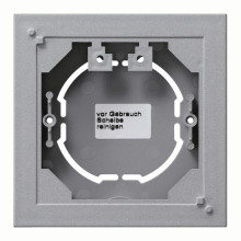 Gira 021926 Aufputzgehäuse 1-fach flach System 55 F Alu