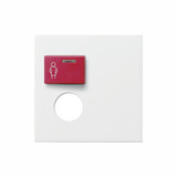 Gira 022727 Abdeckung Ackermann 73073 E / E3 / 73075 A System 55 Reinweiß m