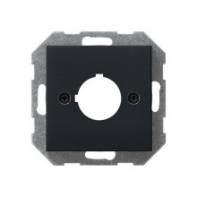 Gira 0272005 Abdeckung Tragring Geräte Ø 22,5 mm System 55 Schwarz m