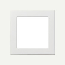 Gira 0282112 Adapterrahmen quadratisch 50 x 50 mm Flächenschalter Reinweiß